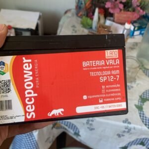 bateria selada vrla agm secpower sp12 7